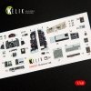 KELIK K48027 F-4B INTERIOR 3D DECALS FOR TAMIYA KIT 1/48